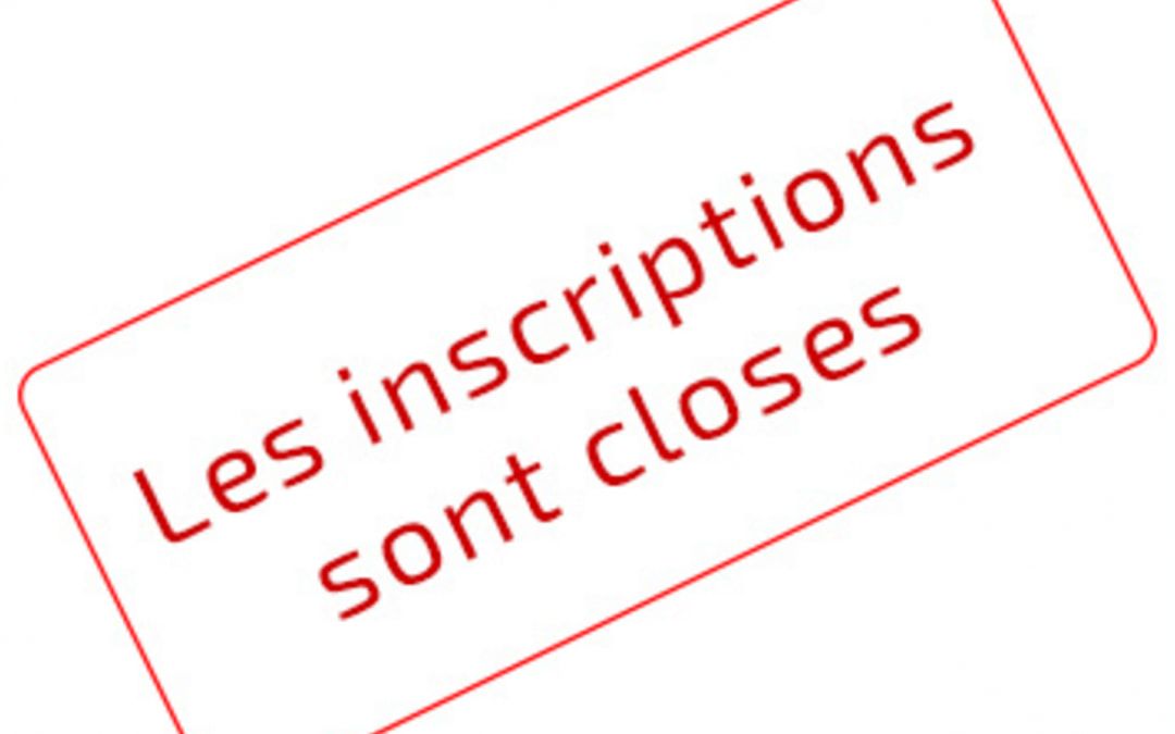 Clôture des réinscriptions – Rentrée 2025-2026